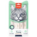 Wanpy Cat Лакомство для кошек «нежное пюре» из тунца и гребешка, 70 гр MZB871101 - фото 14046