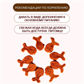 Wanpy Dog лакомые кусочки из нежного лосося в форме рыбок, 100 гр MZB868002 - фото 14179