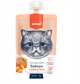 Wanpy Cat Лакомство для кошек Мясной мусс из лосося и курицы с морковью, 90 гр MZB871538 - фото 14205