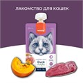 Wanpy Cat Лакомство для кошек Мясной мусс из утки и тыквы, 90 гр MZB871521 - фото 14242