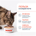 Wanpy Cat Лакомство для кошек «нежное пюре» из ягненка со свеклой и куркумой, 70 гр MZB874119 - фото 14245