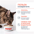 Wanpy Cat Лакомство для кошек «нежное пюре» из лосося с семенами чиа и водорослями, 70 гр MZB874096 - фото 14250