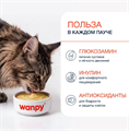 Wanpy Cat Лакомство для пожилых кошек «нежное пюре» из курицы и куриной печени, 70 гр MZB874027 - фото 14262