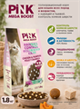 Pink MEGA BOOST "Hairball control" корм для кошек всех возрастов "Курица с тыквой", 1.8кг MZB431409 - фото 14651