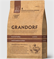 GRANDORF DOG Duck&Turkey MED&MAXI утка с индейкой для собак средних и крупных пород, 1 кг. MZB851034 - фото 14712