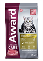 Сухой корм AWARD SPECIAL CARE Sensitive Digestion для взрослых кошек с чувствительным пищеварением со свежим мясом утки, 1,5кг MZB548955 - фото 15522