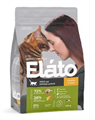 Elato Holistic корм для взрослых кошек с курицей и уткой для выведения шерсти, 300 гр MZB100915 - фото 15583