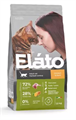 Elato Holistic корм для взрослых кошек с курицей и уткой для выведения шерсти, 1.5кг MZB100922 - фото 15585