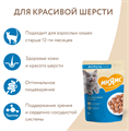 Влажный корм Мнямс Кусочки в соусе с форелью для красивой шерсти кошек, 85 гр MZB540201 - фото 15803
