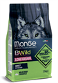 Monge Dog BWild LOW GRAIN низкозерновой корм из мяса дикого кабана для взрослых собак всех пород, 2.5 кг MZB011990 - фото 16004