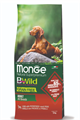 Monge Dog BWild GRAIN FREE беззерновой корм из мяса ягненка с картофелем и горохом для взрослых собак всех пород, 12 кг MZB011730 - фото 16016