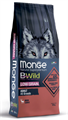 Monge Dog BWild  LOW GRAIN низкозерновой корм из мяса оленя для взрослых собак всех пород, 12 кг MZB011792 - фото 16049