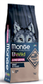 Monge Dog BWild LOW GRAIN низкозерновой корм из мяса гуся для взрослых собак всех пород, 12 кг MZB011778 - фото 16058