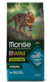 Monge Cat BWild Grain Free беззерновой корм из тунца и гороха для стерилизованных взрослых кошек, 1.5 кг MZB012089 - фото 16136