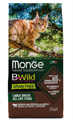 Monge Cat BWild GRAIN FREE беззерновой корм из мяса буйвола для крупных кошек всех возрастов, 1.5 кг MZB012065 - фото 16146