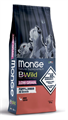 Monge Dog BWild LOW GRAIN Puppy & junior низкозерновой корм из мяса оленя для щенков всех пород, 12 кг MZB011891 - фото 16214