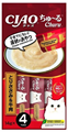 INABA ЧАО ЧУРУ пюре куриное филе и говядина для кошек, 14 гр*4 шт MZB947322 - фото 16342
