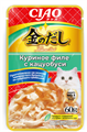 INABA ЧАО КИННОДАШИ Куриное филе с кацуобуси Дополнительный рацион для кошек, 60 гр MZB644443 - фото 16364