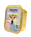 КОРМ ALPHAPET Белая рыба монопротеиновый паштет для взрослых собак, 100 гр MZB817054 - фото 16783