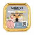 КОРМ ALPHAPET Белая рыба монопротеиновый паштет для взрослых собак, 100 гр MZB817054 - фото 16784