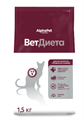 КОРМ ALPHAPET VET DIET URINARY Для взрослых кошек и котов при заболеваниях нижних отделов мочевыводящих путей, 1.5 кг MZB655049 - фото 16890