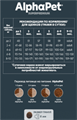 КОРМ ALPHAPET Суперпремиум с ягненком и индейкой для щенков, беременных и кормящих собак мелких пород, 500 гр MZB311643 - фото 16983