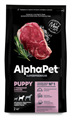 КОРМ ALPHAPET Суперпремиум с говядиной и рисом для щенков, беременных и кормящих собак средних пород, 2 кг MZB651416 - фото 17015