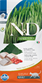N&D Cat Spirulina с сельдью, спирулиной и ягодами годжи беззерновой сухой корм для кошек, 1.5 кг MZB041135 - фото 17064