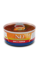 N&D CAT QUAIL & PUMPKIN Н&Д Перепел и тыква полнорационный влажный корм для взрослых кошек, 80 гр MZB102116 - фото 17072