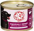 ENSO SENSITIVE Корм консервированный полнорационный для взрослых собак всех пород с чувствительным пищеварением, поддержание здоровья печени, низкожировой, рубленое мясо перепелки с гречкой и грушей, 190 гр MZB606359 - фото 17627