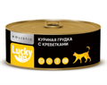 Консервы для кошек Lucky bits куриная грудка с креветками, 100 гр MZB017732 - фото 17714