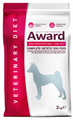 Диетический корм AWARD VETERINARY DIET GASTROINTESTINAL LOW FAT для взрослых собак при заболеваниях желудочно-кишечного тракта, 2 кг MZB200190 - фото 17926