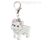 PET LINE Адресник  Французкий бульдог 25*25 мм - фото 8611